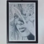 STUNNING A4 GRAPHITE PENCIL PORTRAITS - PROFESSIONAL FRAMED ART - SINGLE OR COUPLE